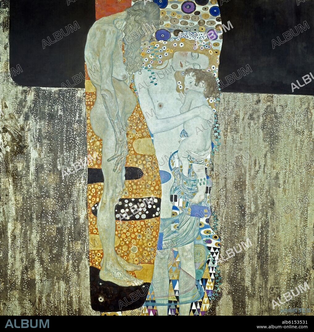 GUSTAV KLIMT (1862-1918). LAS TRES EDADES DE LA VIDA - 1905 - O/L - 180x180.
