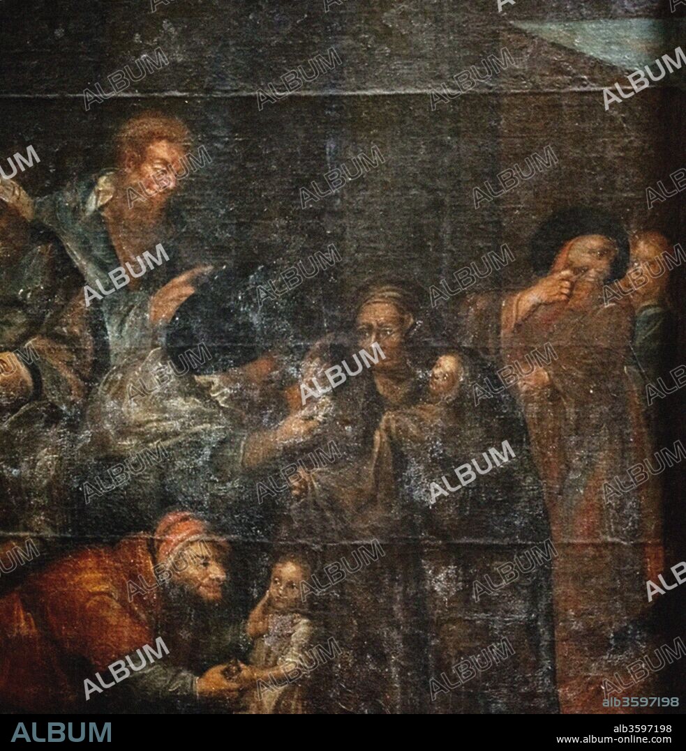 PREVOT, KAROL (CARLO) DE. Blood libel (Detail).