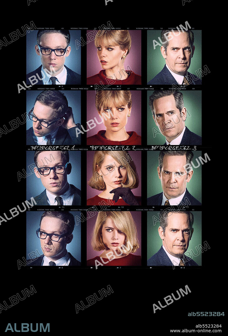 JOE COLE, LUCY BOYNTON and TOM HOLLANDER in THE IPCRESS FILE, 2022, directed by JAMES WATKINS. Copyright INDEPENDENT TELEVISION (ITV).
