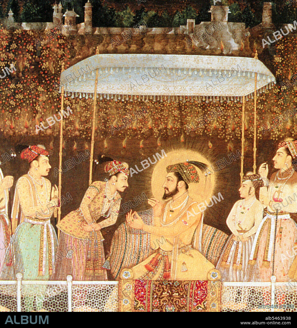 Shahab-ud-din Muhammad Khurram Shah Jahan I (1592 -1666), or Shah Jahan, from the Persian meaning 'king of the world', was the fifth Mughal ruler in India and a favourite of his legendary grandfather Akbar the Great. He is best known for commissioning the 'Phadshahnamah' as a chronicle of his reign, and for the building of the Taj Mahal in Agra as a tomb for his wife, Mumtaz Mahal. Under Shah Jahan, the Mughal Empire attained its highest union of strength and magnificence. A war of succession to the Mughal throne ensued and the emperor's youngest son, the governor of Deccan, Abu Muzaffar Muhiuddin Aurangzeb, was the ultimate victor after deposing and imprisoning his father.