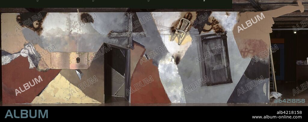 Josep Guinovart / 'Des de Guernika', 1999, 300 x 1000 x 200 cm.