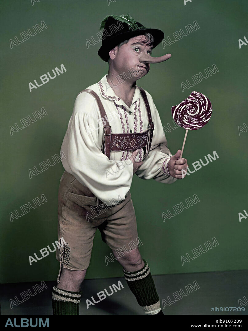 MICKEY ROONEY in PINOCCHIO, 1957, directed by PAUL BOGART. Copyright NBC.