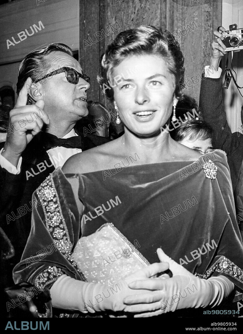 Ingrid bergman, lars schmidt, 1961.