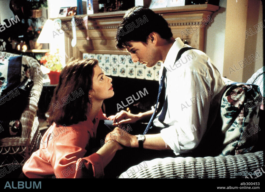 JEANNE TRIPPLEHORN et TOM CRUISE dans THE FIRM, 1993, réalisé par SYDNEY POLLACK. Copyright PARAMOUNT PICTURES / DUHAMEL, FRANÇOIS.