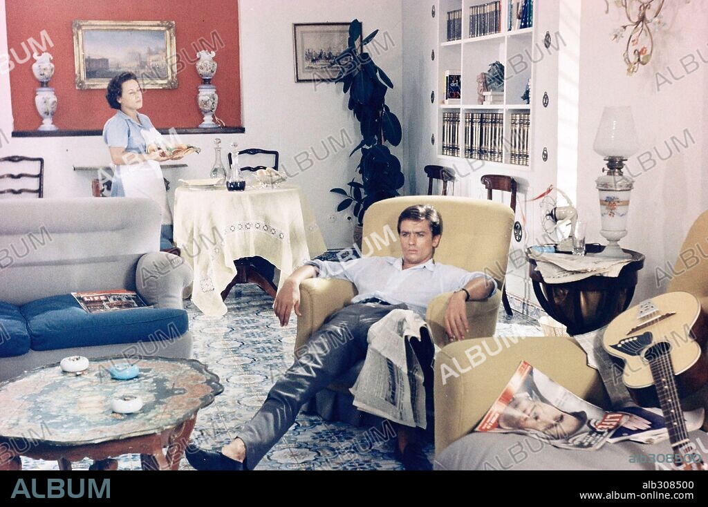 ALAIN DELON en A PLENO SOL, 1960 (PLEIN SOLEIL), dirigida por RENE CLEMENT. Copyright PARIS FILM/PANITALIA/TITANUS.