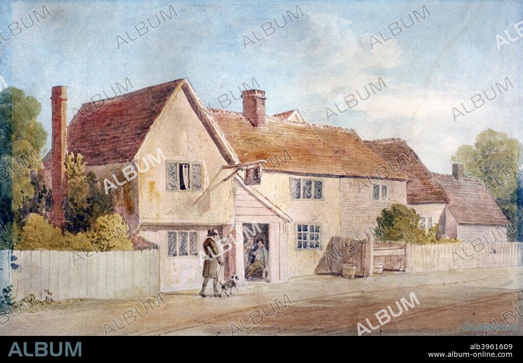 'Cottages at Chadwell, Essex', 19th century.