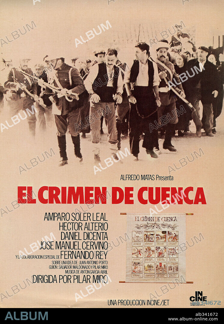 Poster de EL CRIMEN DE CUENCA, 1980, dirigida por PILAR MIRO. Copyright INCINE-JET FILM.