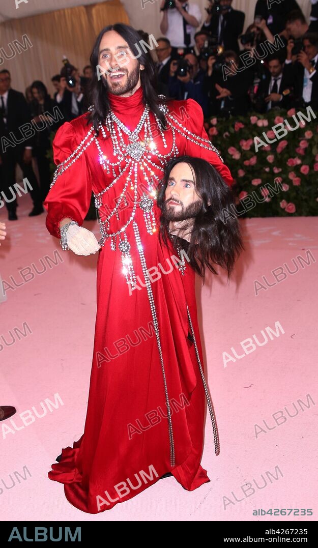 May 6, 2019 - New York, New York, U.S. - JARED LETO at the Met Museum Costume Institute Benefit, Celebrating the exhibition ''Camp:Notes on Fashion'',.The Metropolitan Museum of Art, NYC.May 6, 2019.Photos by , Photos Inc. 06/05/2019