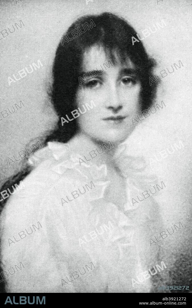 Lady Elizabeth Bowes-Lyon aged seventeen, c1917, (1937). Portrait of the future Queen Mother (1900-2002). A print from the Illustrated London News: Coronation Record Number, (London, 1937).