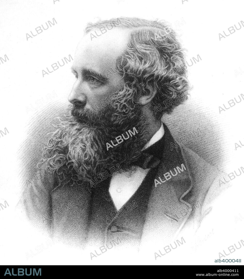 James Clerk Maxwell (1831-1879). Scottish theoretical physicist. From Campbell & Garnett The Life of James Clerk Maxwell, 1882.
