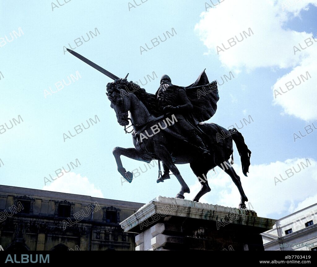 JUAN CRISTOBAL (1897-1961). MONUMENTO AL CID CAMPEADOR - 1955.