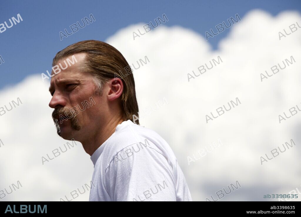 NIKOLAJ COSTER-WALDAU in SHOT CALLER, 2017, directed by RIC ROMAN WAUGH. Copyright BOLD FILMS.