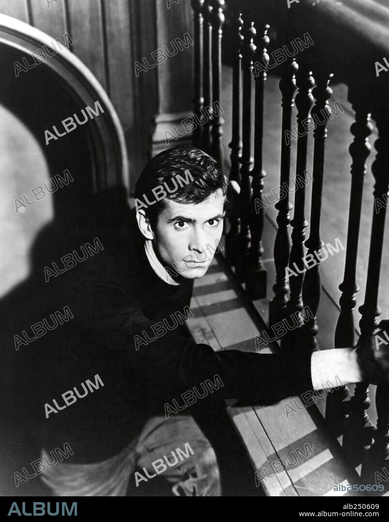 ANTHONY PERKINS en PSICOSIS, 1960 (PSYCHO), dirigida por ALFRED HITCHCOCK. Copyright SHAMLEY PRODUCTIONS.