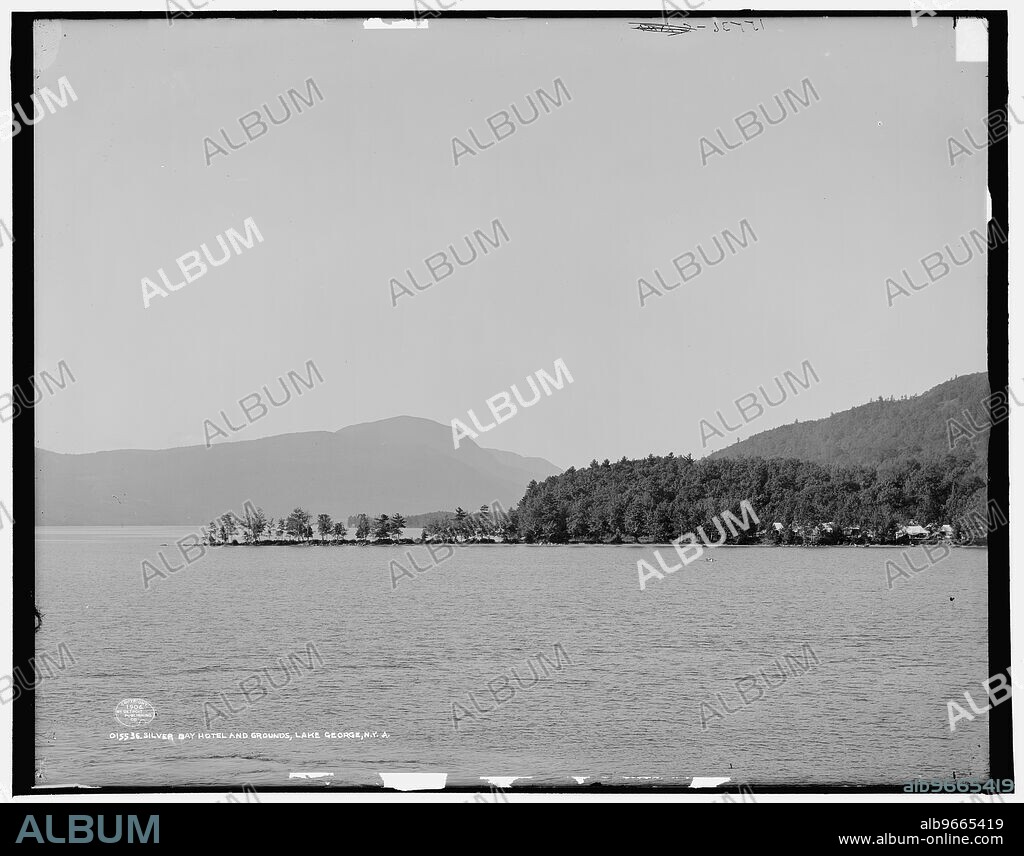 Silver Bay Hotel and grounds, Lake George, N.Y., c1906.