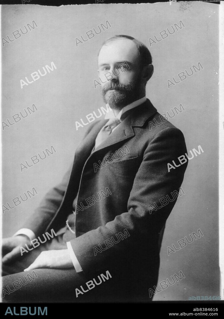 FRANCES BENJAMIN JOHNSTON. James Rush Marshall, 1851-1927, between c1890 and c1910. Three quarter length portrait, seated, facing left. [Architect in Hornblower & Marshall; partnership with Joseph Coerten Hornblower].
