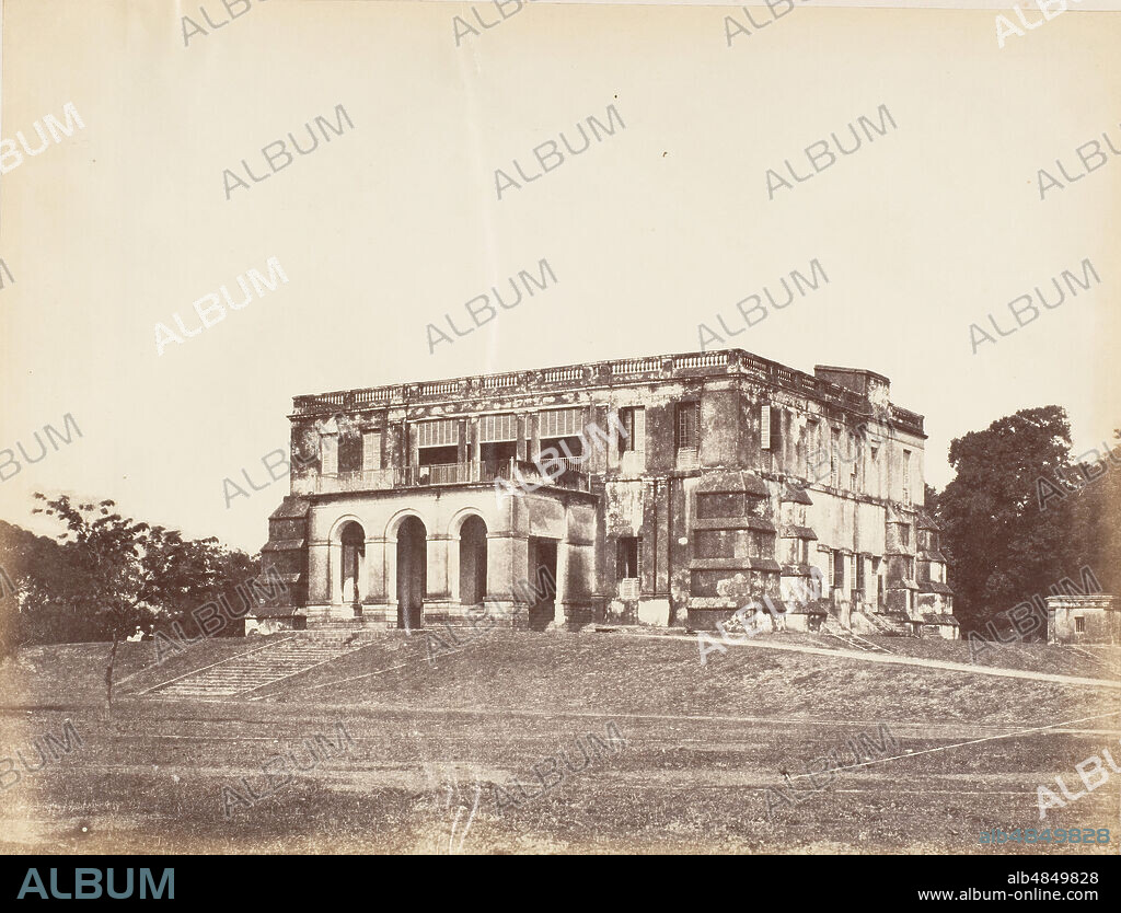 CAPTAIN R. B. HILL. Dum Dum House?Built by Lord Clive, 1850s.