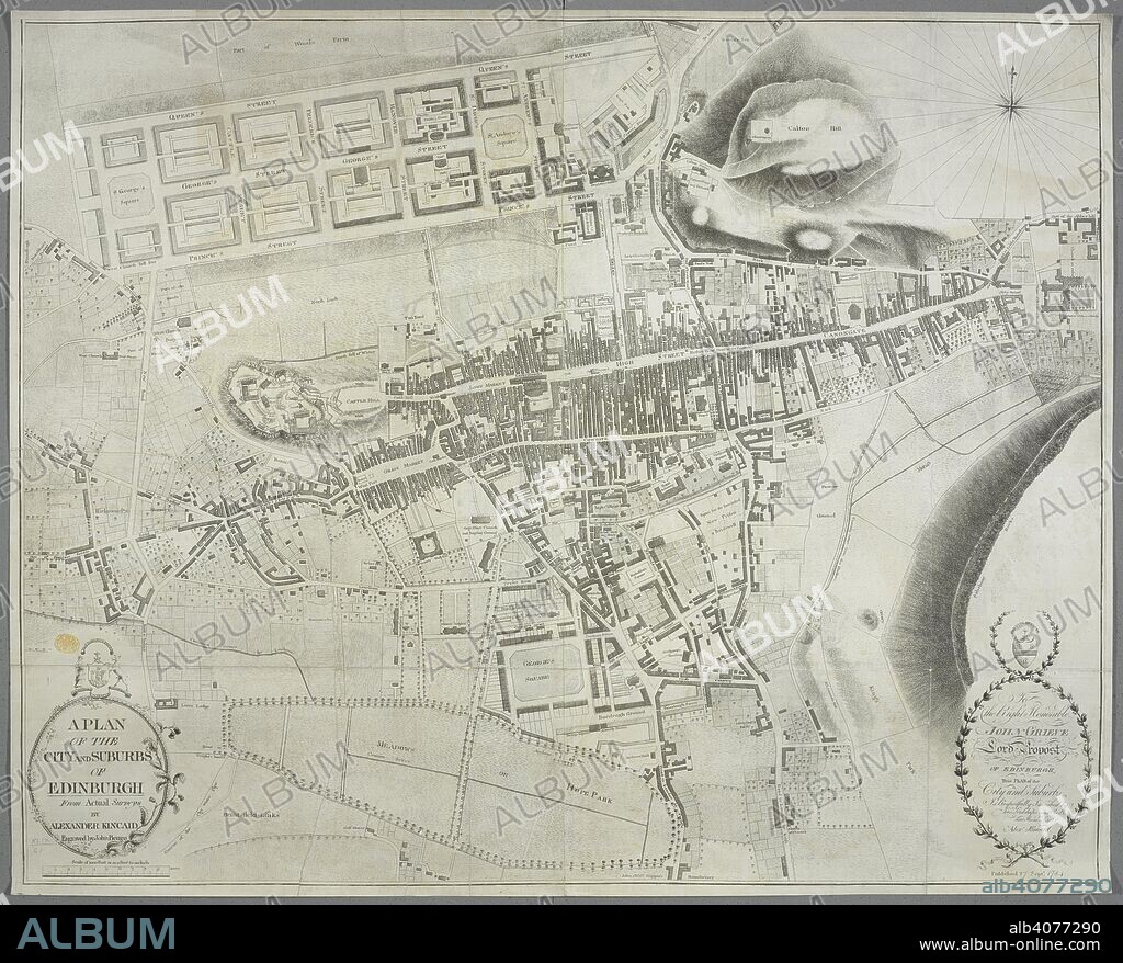 A plan of Edinburgh and its suburbs. A PLAN OF THE CITY AND SUBURBS OF EDINBURGH From Actual Surveys. [Edinburgh] : [BY ALEXANDER KINCAID Engraved by John Beugo], Published 27 Sept.r 1784. Source: Maps K.Top.49.61. Language: English.