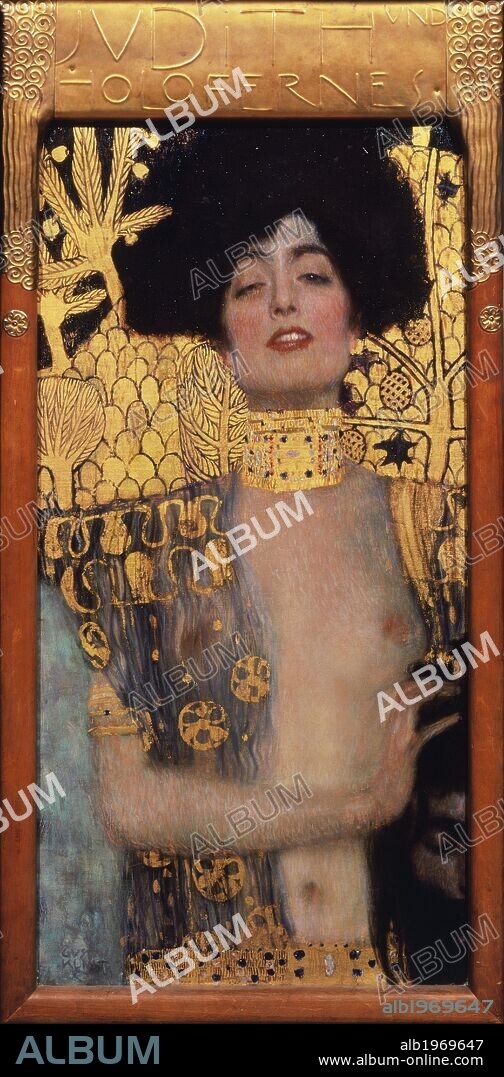 Judith I, 1901, by Gustav Klimt (1862-1918), oil on canvas, 84x42 cm.