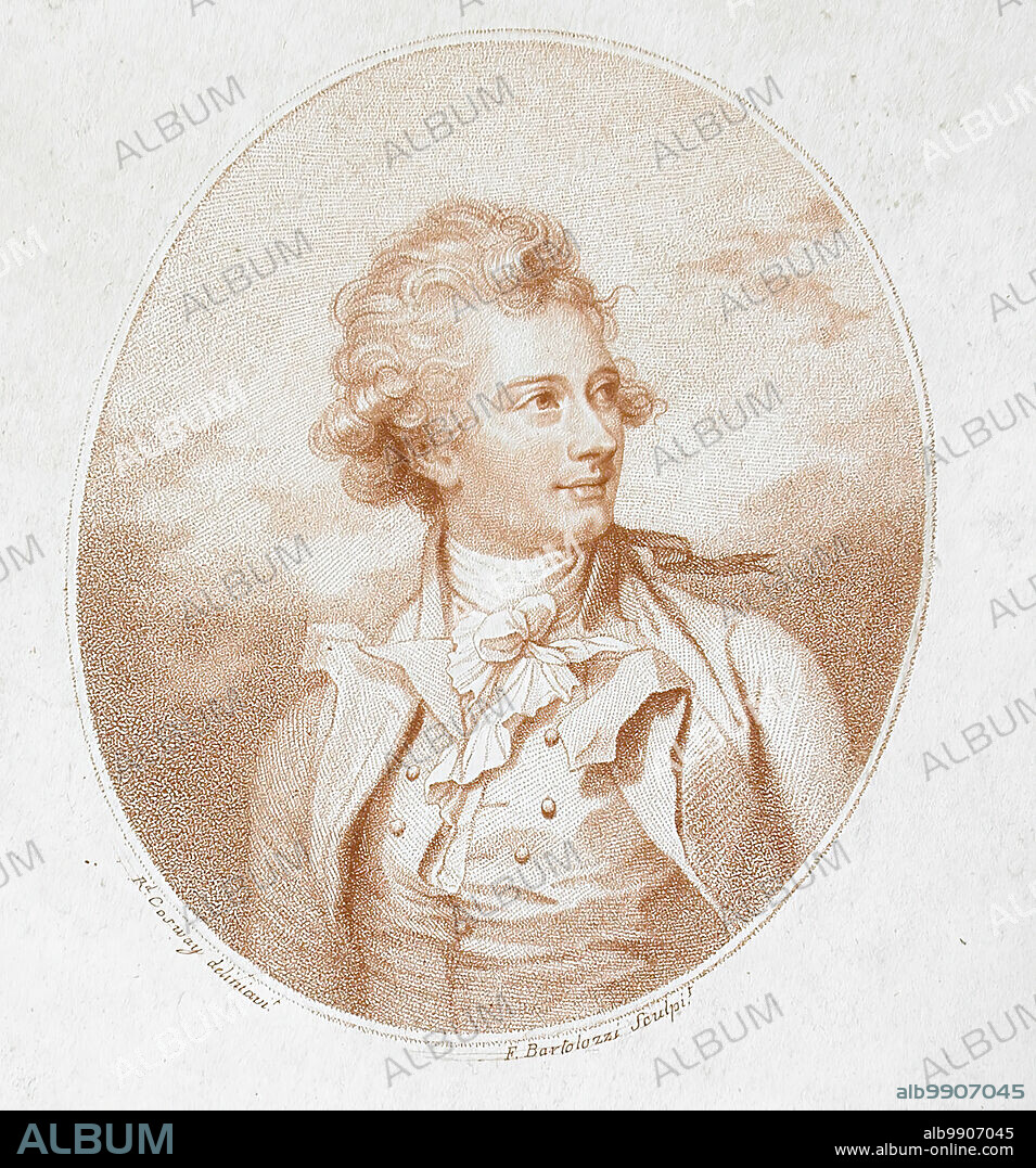 FRANCESCO BARTOLOZZI. Vincent Lunardi, Esquire, 1784.