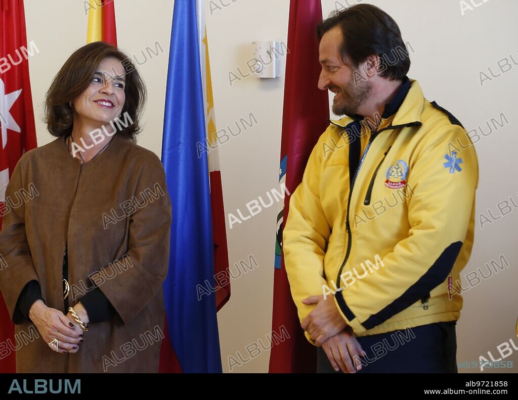 Madrid 03-12-2013..reception by Mayor Ana Botella to the Samur team displaced to Thailand after the passage of Typhoon Haiyan PHOTO..JAIME. GARCIA. ....ARCHDC....in the image.