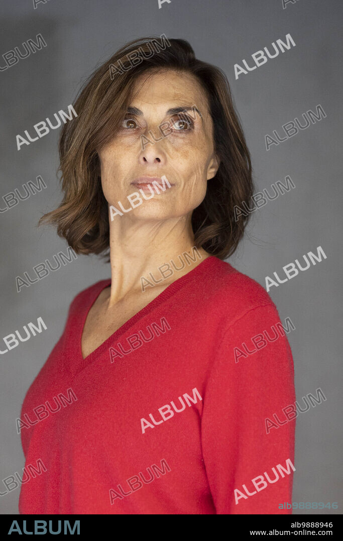 ISABEL AMPUDIA. November 10, 2023, Madrid, Spain: Isabel Ampudia poses for a portrait session at 'Ocho y Medio' bookstore in Madrid. (Credit Image: © Nacho Lopez/SOPA Images via ZUMA Press Wire).