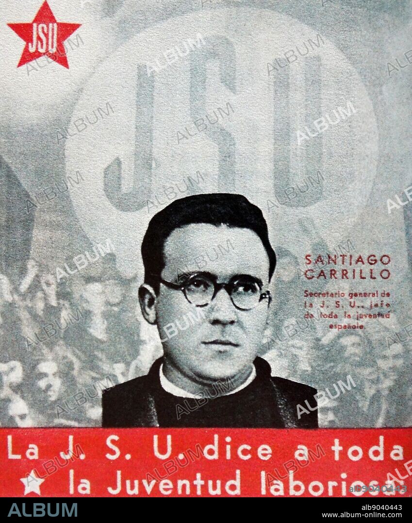 Santiago Carrillo (2nd from Left) Secretary of the Socialist Youth. Santiago José Carrillo Solares (18 January 1915 18 September 2012) was a Spanish politician who served as General Secretary of the Communist Party of Spain (PCE) from 1960 to 1982.