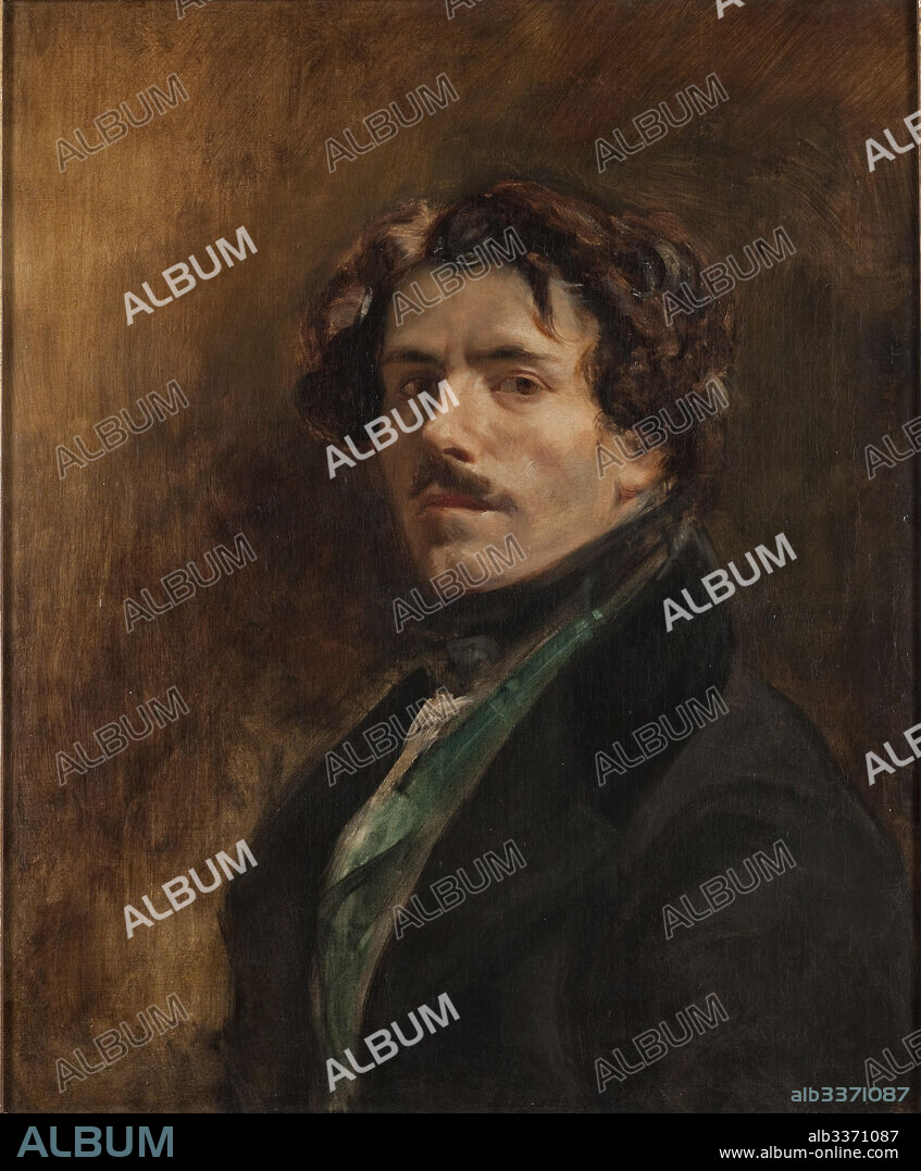 EUGENE DELACROIX. Self-Portrait.