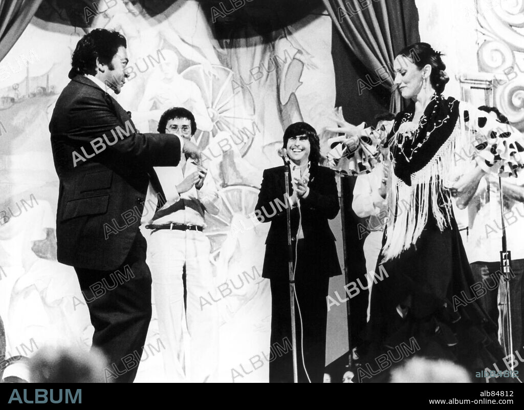 El Terremoto de Jerez y Ana Mª Bueno. Festival de Cante de Las Minas, La Unión, Murcia. 1981.