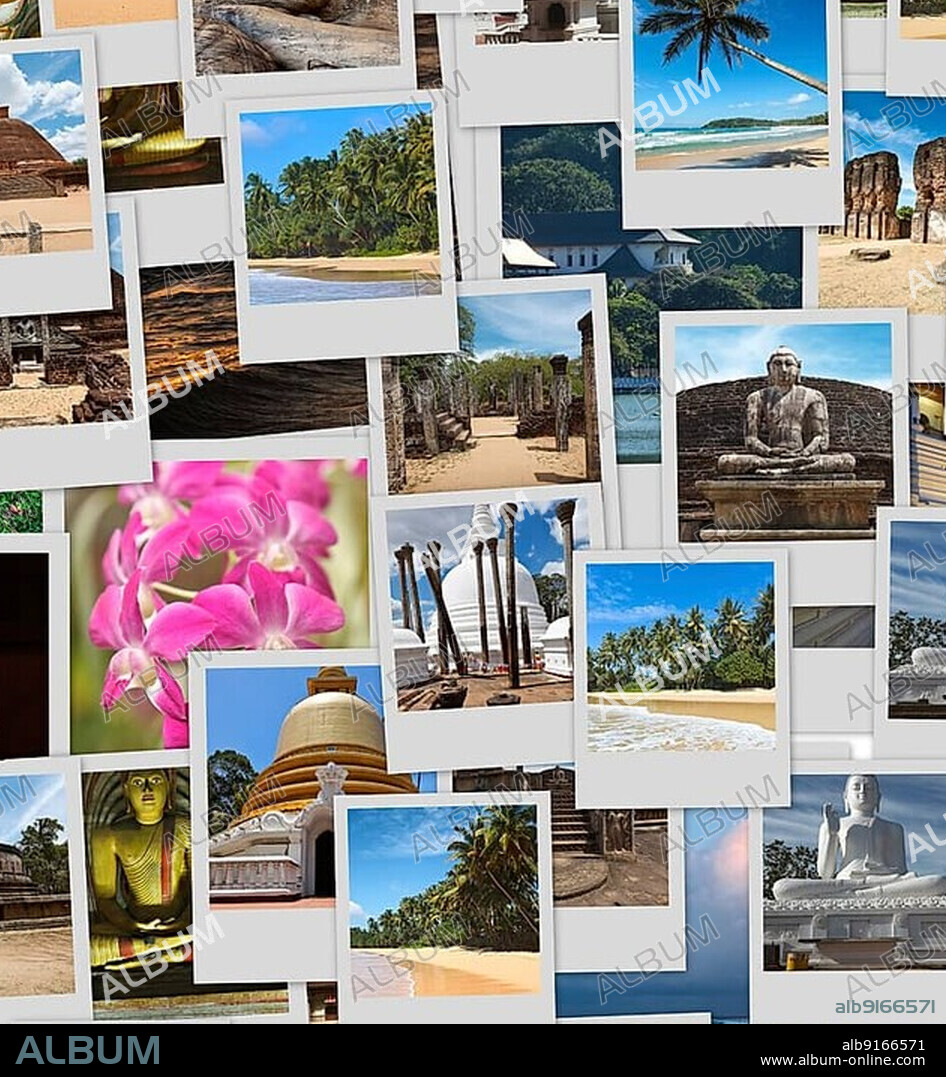 Collage of images of Sri Lanka