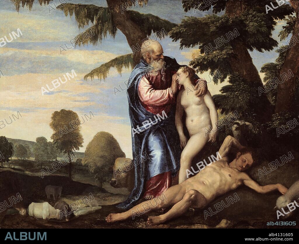 VERONESE (PAOLO CALIARI). The Creation of Eve. Paolo Caliari, called Veronese; Italian, 1528-1588. Date: 1565-1575. Dimensions: 81 × 103 cm (31 7/8 × 40 1/2 in.). Oil on canvas. Origin: Italy.