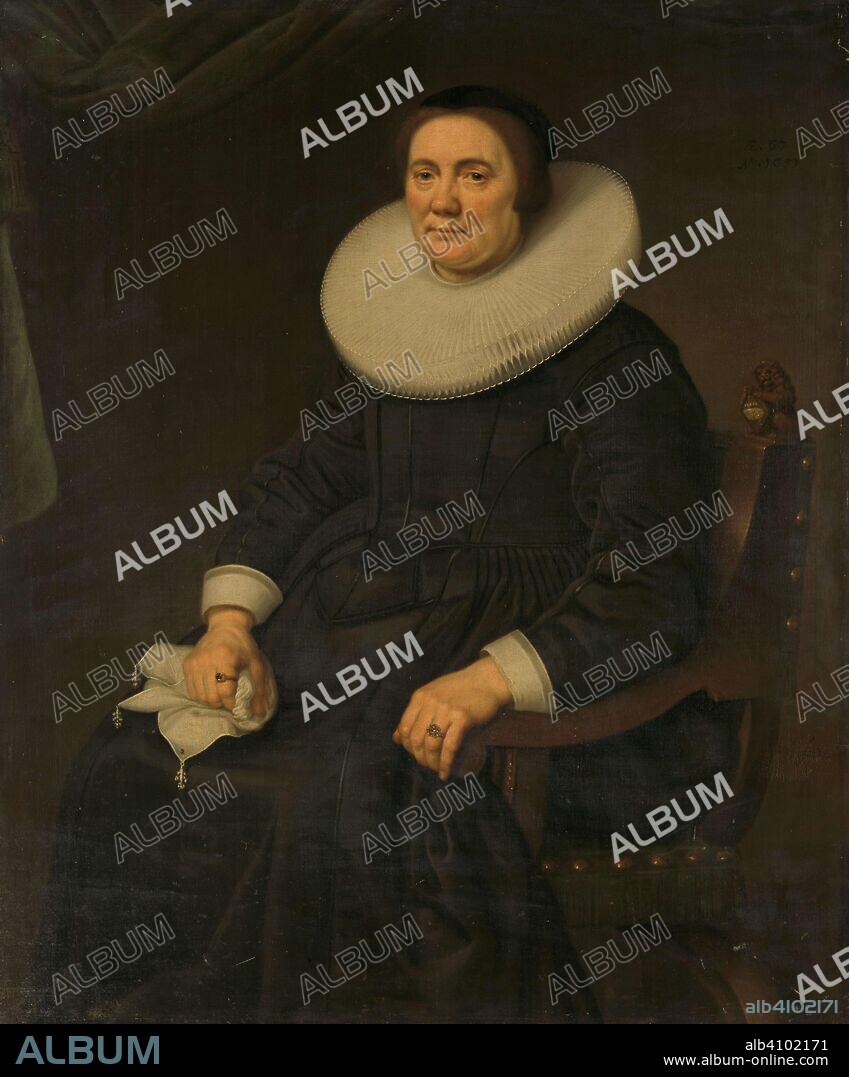 HERCULES SANDERS. Portrait of a Woman. Dating: 1651. Measurements: h 122.3 cm × w 102 cm × t 4 cm.
