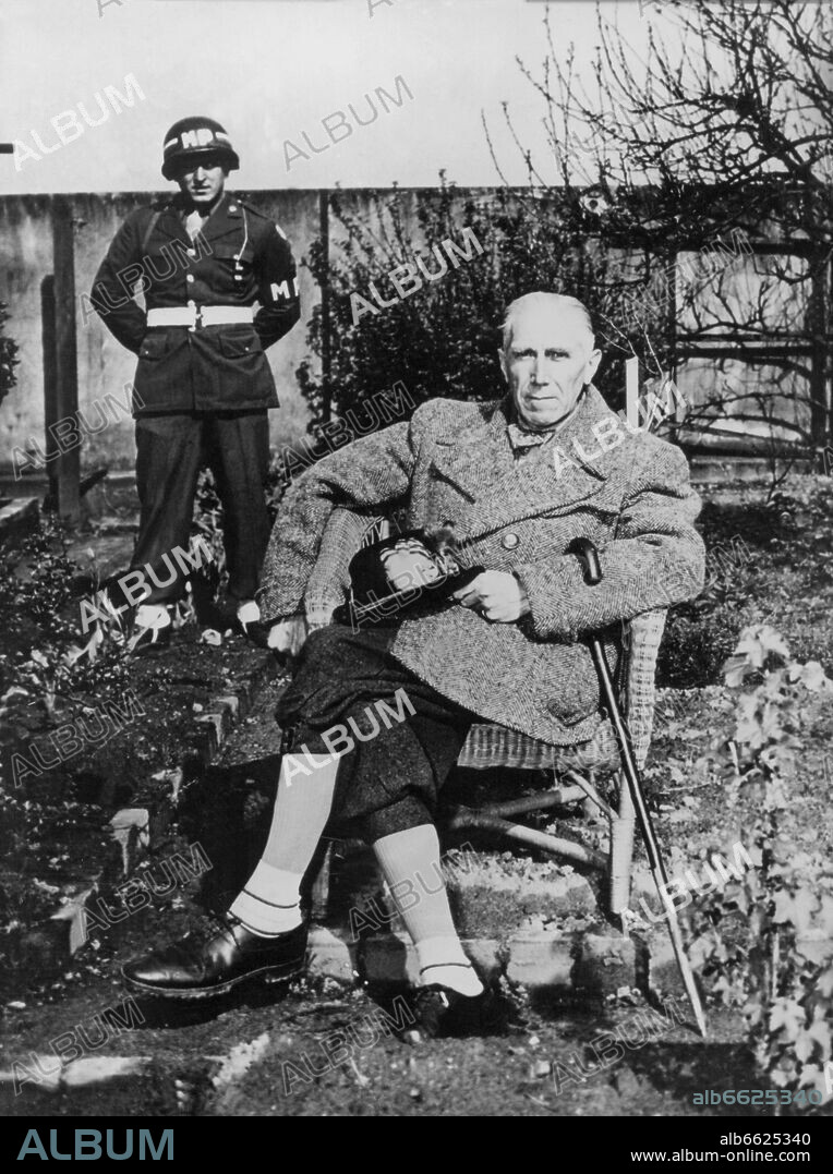 Former Reich Chancellor (1932) Franz von Papen after his arrest in 1945. 30/11/1944