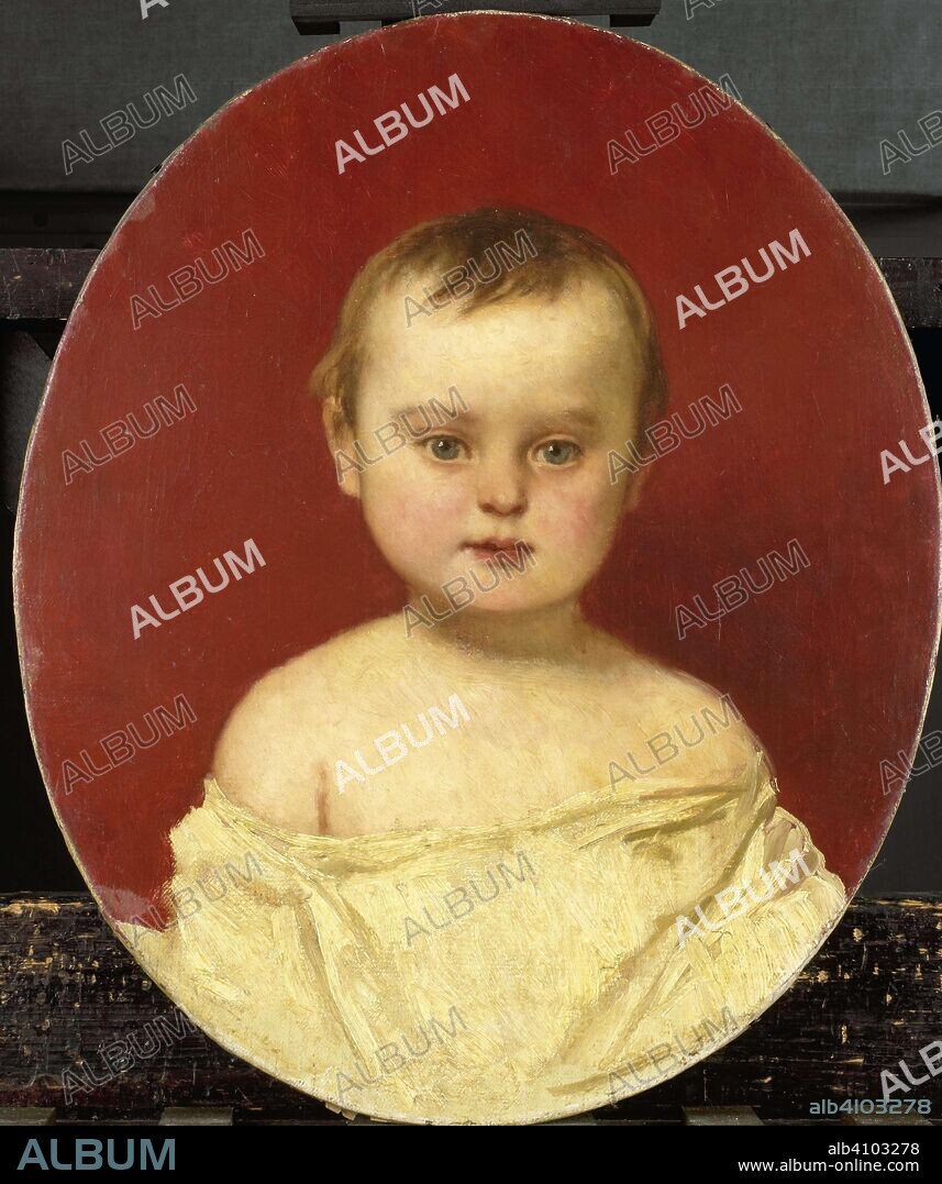 JAROSLAV CERMAK. Henri Bernard van der Kolk at the Age of Two. Dating: 6-Jun-1857. Measurements: h 53.9 cm × w 44.6 cm × t 3.0 cm; d 10.1 cm.