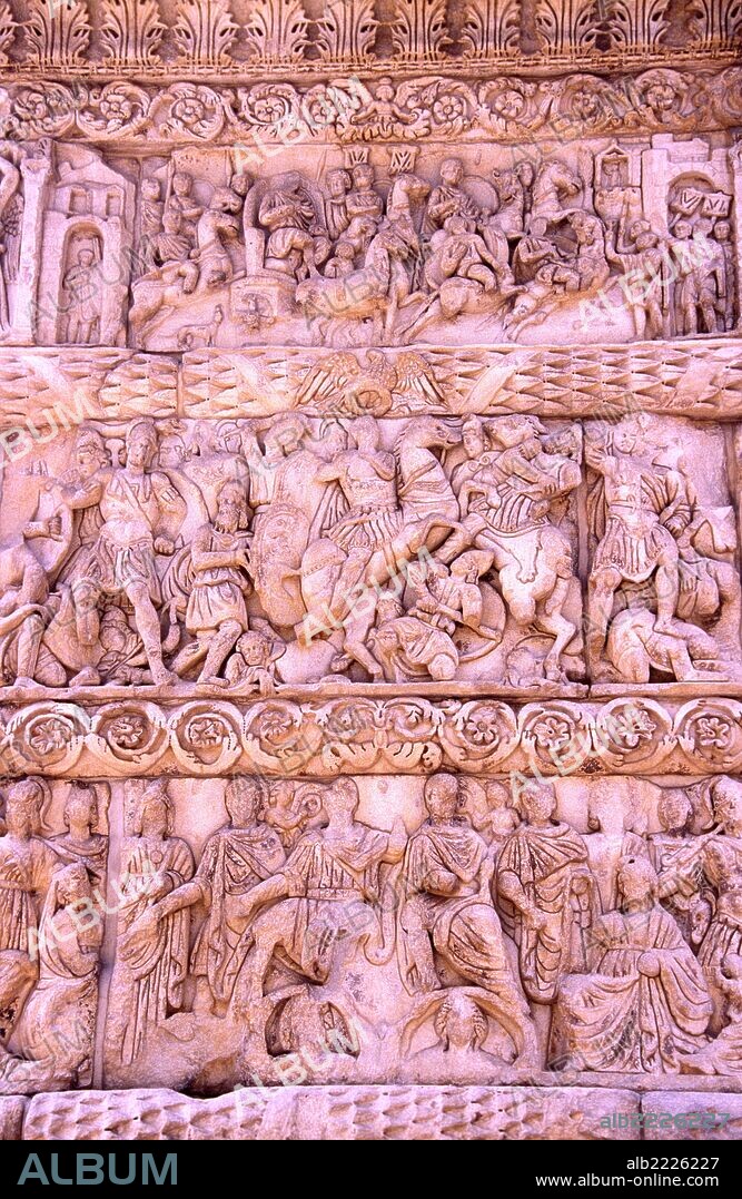 Arco de Galerio (303 d.C).Salónica. Macedonia.Grecia.