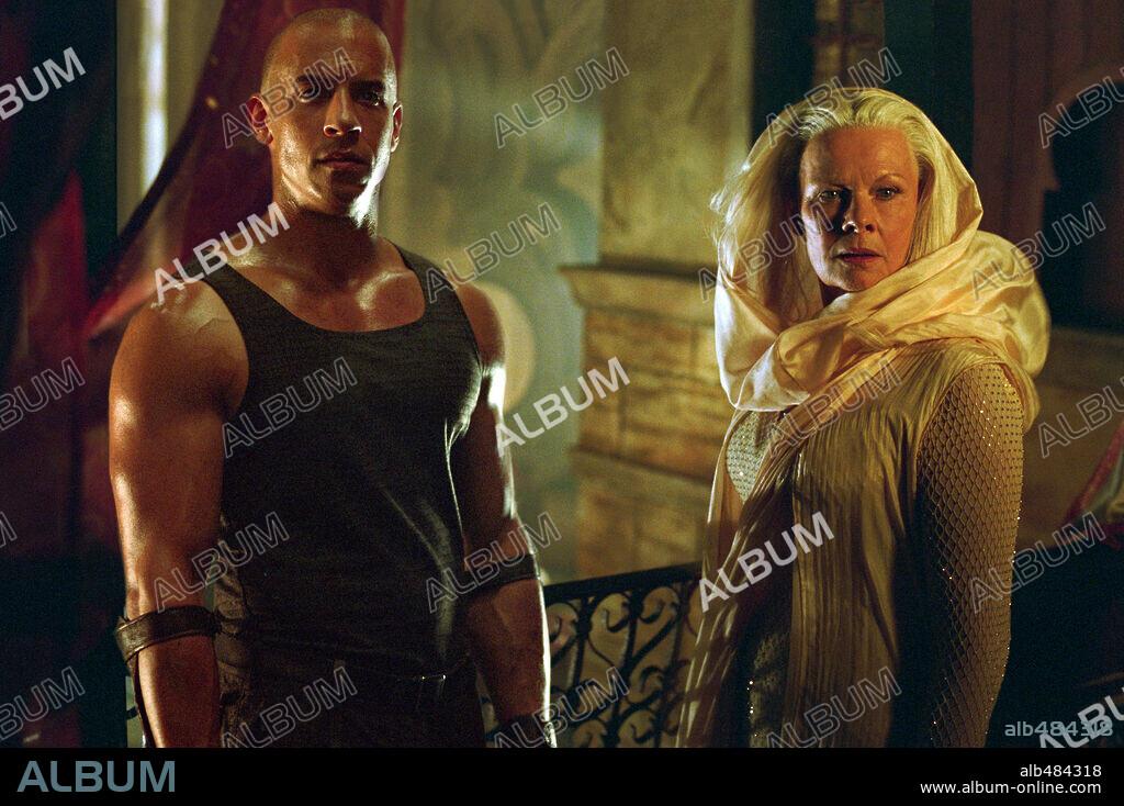 JUDI DENCH and VIN DIESEL in THE CHRONICLES OF RIDDICK, 2004, directed by DAVID TWOHY. Copyright UNIVERSAL STUDIOS / LEDERER, JOSEPH.