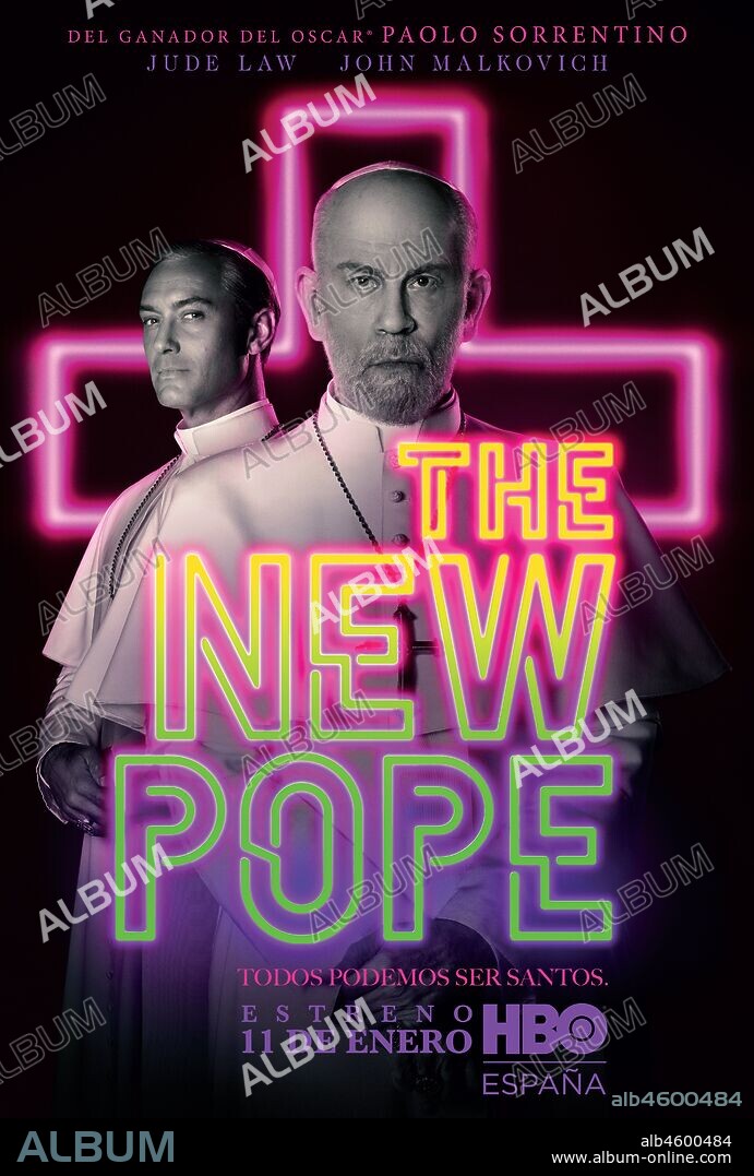 Poster of THE NEW POPE, 2020, directed by PAOLO SORRENTINO. Copyright WILDSIDE.