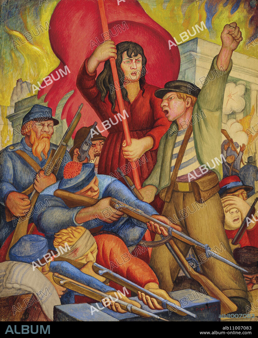 DIEGO RIVERA. Communards (Paris Commune).