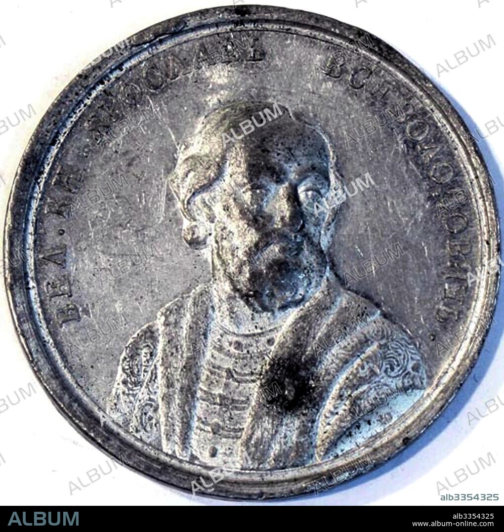 SAMUEL JUDIN (SAMOILA). Grand Prince Yaroslav II Vsevolodovich of Vladimir (from the Historical Medal Series).