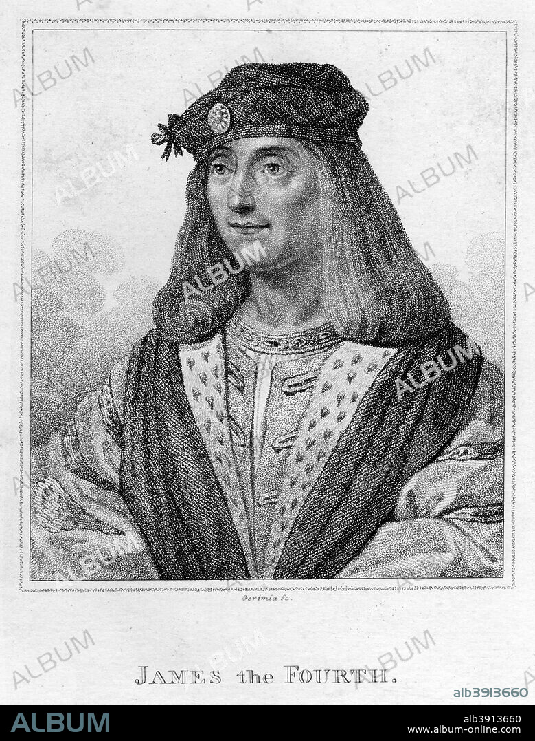 James IV of Scotland. Portrait of King James IV (1473-1513).