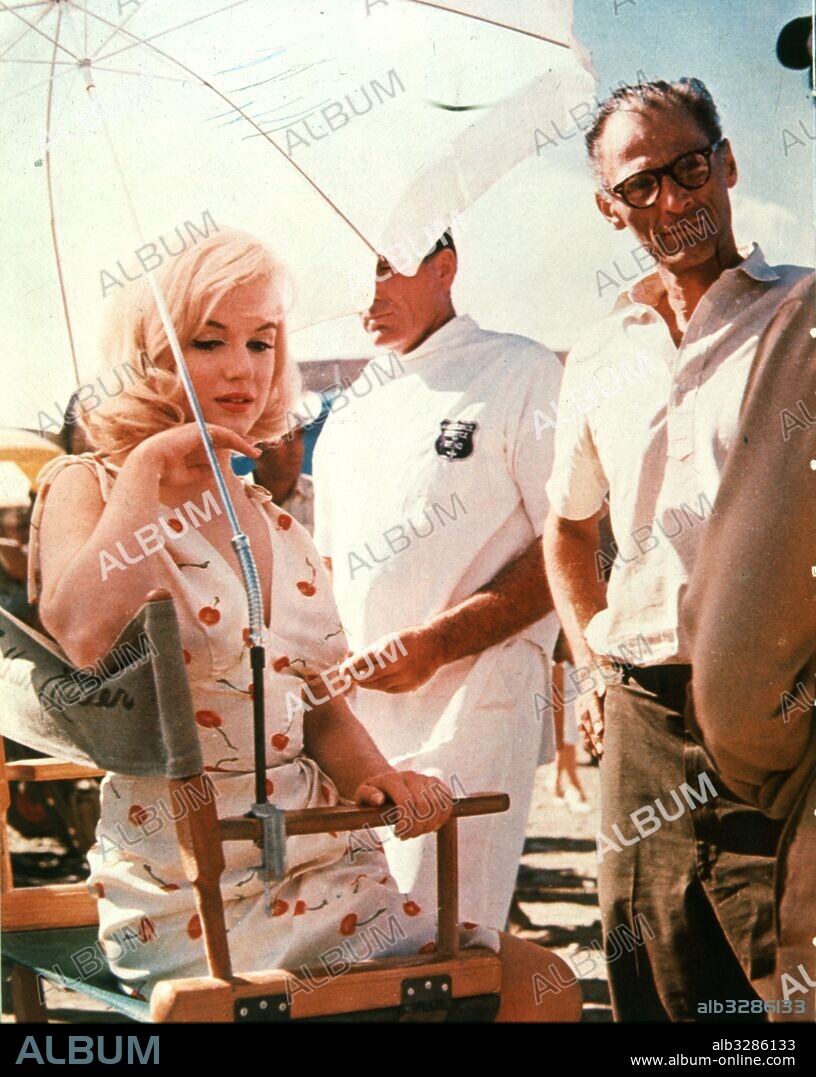 NORMA JEAN BAKER. MARILYN MONROE en VIDAS REBELDES, 1961 (THE MISFITS), dirigida por JOHN HUSTON. Copyright UNITED ARTISTS/SEVEN ARTS.