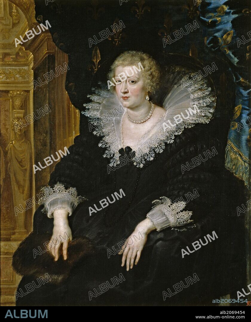 PETER PAUL RUBENS. Pedro Pablo Rubens / 'Anne of Austria, wife of Louis XIII', ca. 1622, Flemish School, Oil on canvas, 130 cm x 108 cm, P01689.