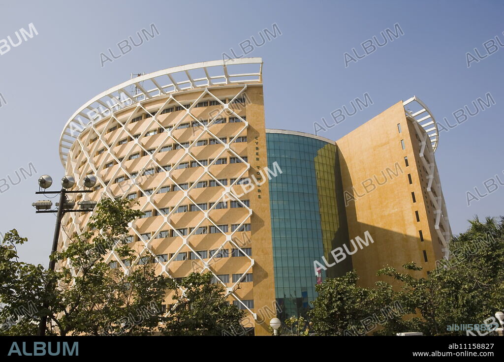 Cyber Towers in Hi-Tech city, Hyderabad, Andhra Pradesh state, India, Asia.