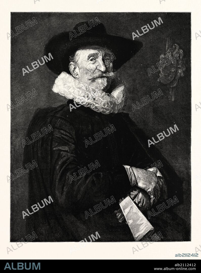 JOHANN VAN LOO, COLONEL OF THE ARCHERS OF ST. GEORGE. FROM THE PICTURE BY FRANS HALS.