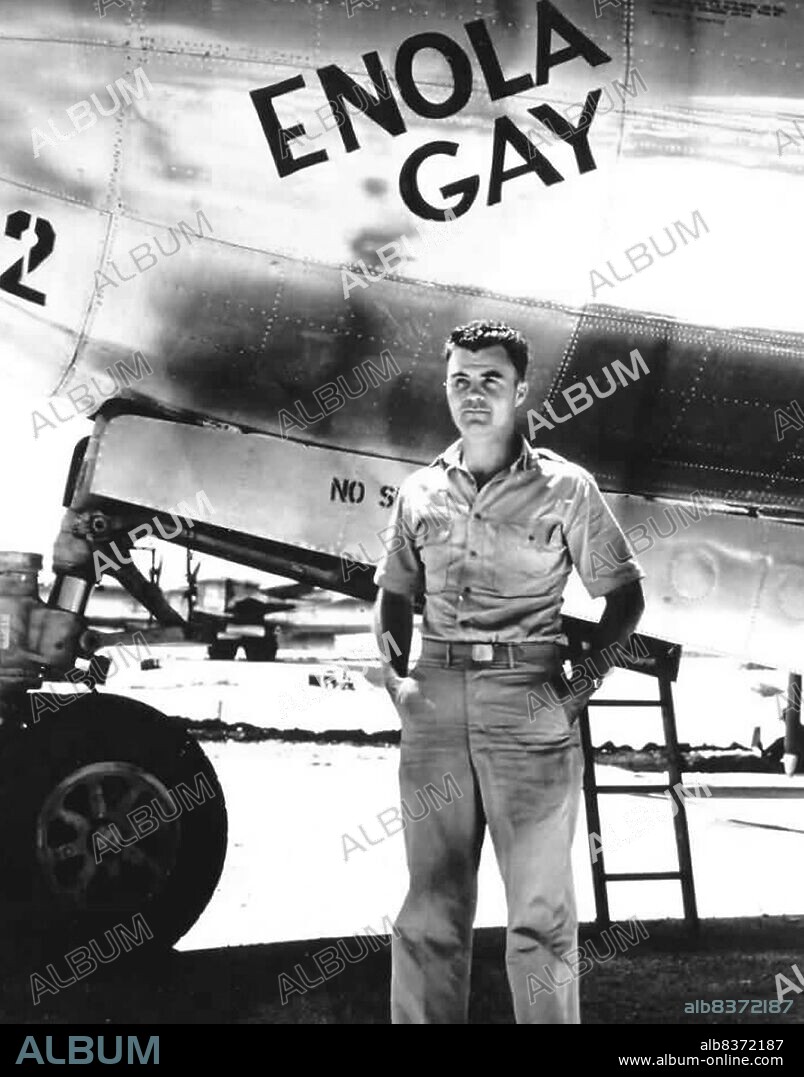 The Enola Gay is a Boeing B-29 Superfortress bomber named for Enola Gay Tibbets, the mother of the pilot, Colonel Paul Tibbets, who selected the aircraft while it was still on the assembly line. On 6 August 1945;, during the final stages of World War II, it became the first aircraft to drop an atomic bomb.<br/><br/>. The bomb, code-named 'Little Boy', was targeted at the city of Hiroshima, Japan, and caused unprecedented destruction. Enola Gay participated in the second atomic attack as the weather reconnaissance aircraft for the primary target of Kokura. Clouds and drifting smoke resulted in Nagasaki being bombed instead.