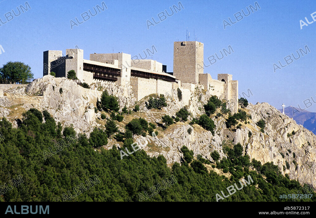 Jaén, castillo de Santa Catalina; Parador Nacional de Turismo.