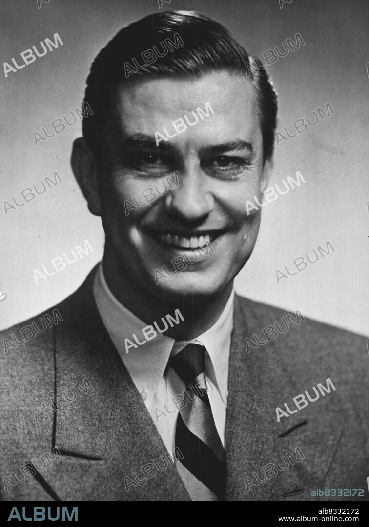 American Politicians:Franklin D. Roosevelt Jr.Democrat. Member of the House of Representative for the 20th District, New York. Member of the Committee on Foreign Affairs. October 23, 1952. (Photo by Fabian Bachrach, Camera Press).