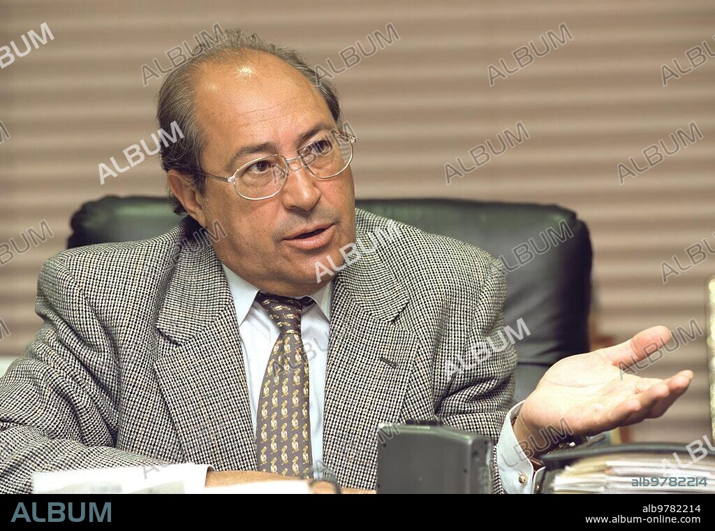 Madrid, 22-10-02. José Caballero, alcalde de Alcobendas. Foto Gonzalo Cruz.