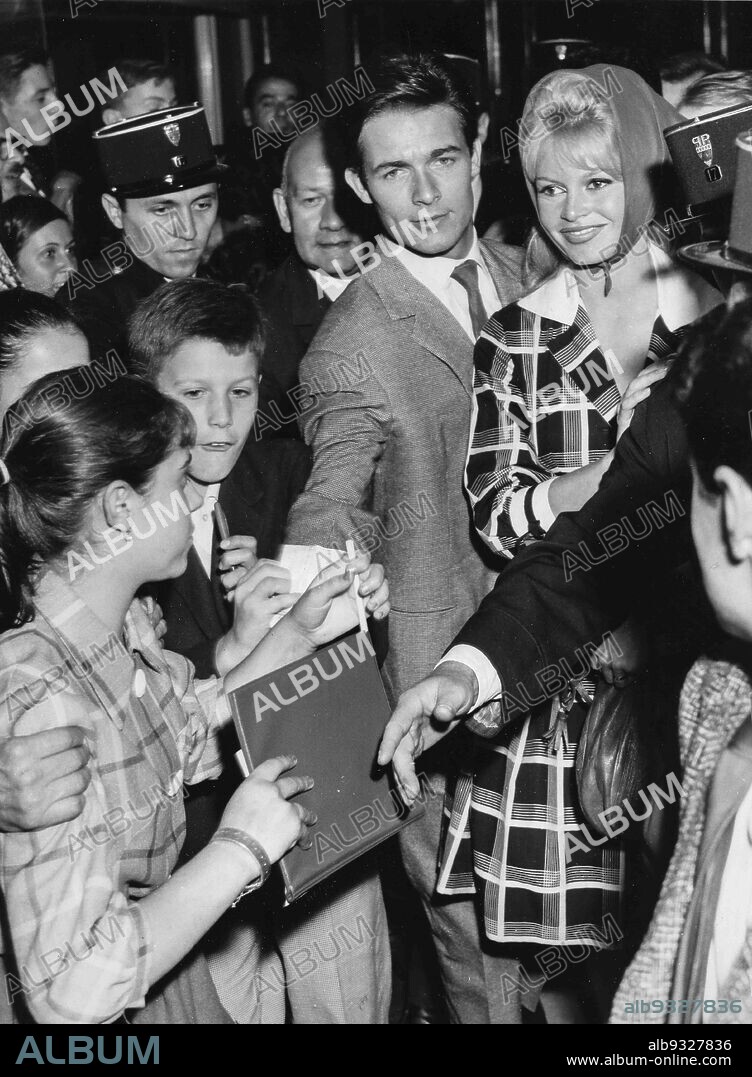 Brigitte Bardot and Jacques Charrier, Paris 1959.