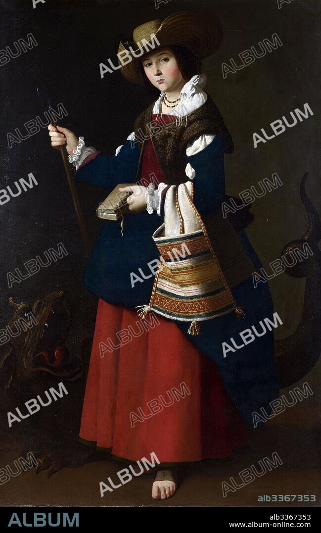 FRANCISCO DE ZURBARAN. Saint Margaret.