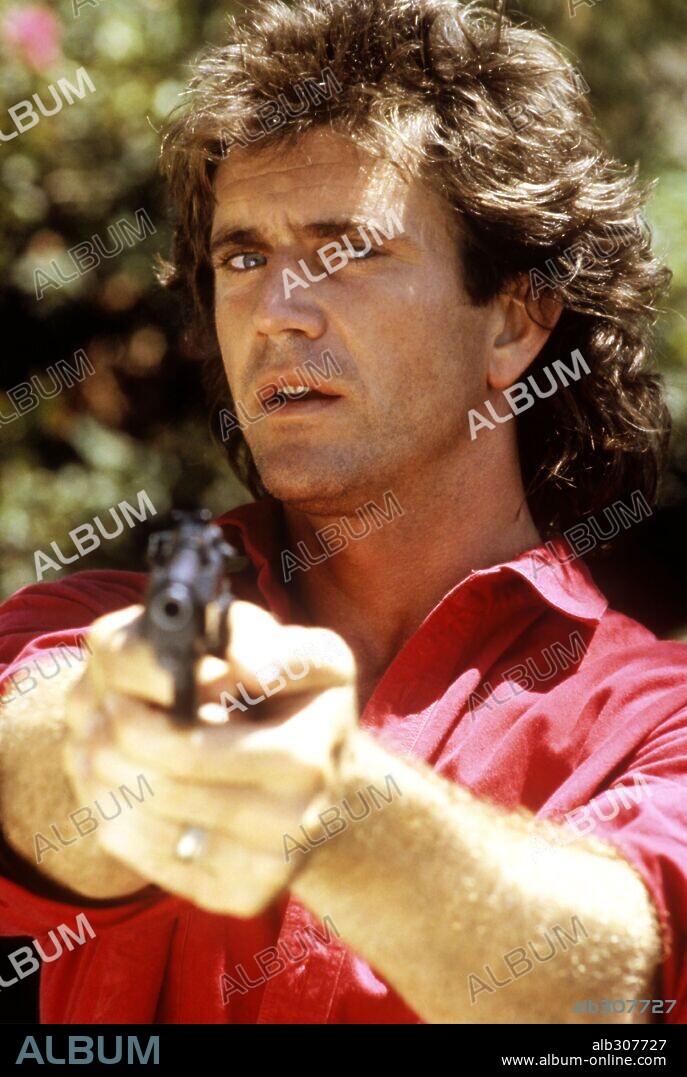 MEL GIBSON en ARMA LETAL, 1987 (LETHAL WEAPON), dirigida por RICHARD DONNER. Copyright WARNER BROTHERS.